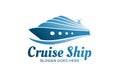 Cruiser Ship logo template