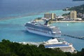 Cruises at Ocho Rios, Jamaica Royalty Free Stock Photo