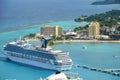 Cruises at Ocho Rios, Jamaica Royalty Free Stock Photo