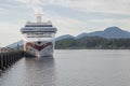 Cruiseship Docked In Alaska