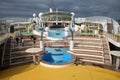 Cruiseship Swimming Pool Royalty Free Stock Photo