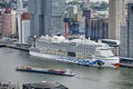 Cruiseship at Wilhelminapier, Rotterdam