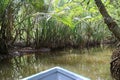 On the cruising boat amongst mangrove forest in Trat province Royalty Free Stock Photo