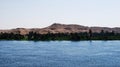 Cruising on the Nile River, the countryside, southern Egypt Royalty Free Stock Photo