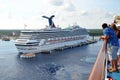 Cruising into Port Cozumel, Mexico Royalty Free Stock Photo