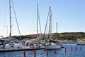 Sailboats in FjÃÂ¤llbacka Guest Marina.