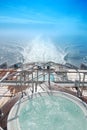 Cruising under a blue sky