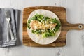 Crumbed Chicken Tortilla Wrap Royalty Free Stock Photo