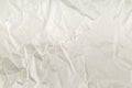 Crumbled grey empty, clean paper texture Royalty Free Stock Photo