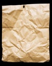 Crumbled Packing Paper Royalty Free Stock Photo