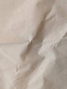 A crumbled sheet of paper, where the folds and wrinkles create a unique texture Royalty Free Stock Photo