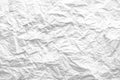 Crumbled white paper Royalty Free Stock Photo