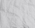 Crumbled white print paper Texture Royalty Free Stock Photo