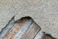 Crumbling wall close up macro shot Royalty Free Stock Photo