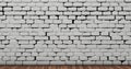 Crumbling White Brick Wall Texture Royalty Free Stock Photo