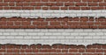 Crumbling White Brick Wall Texture Royalty Free Stock Photo