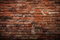 Crumbly Old brick wall. Generate Ai