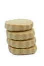 Crumbly Shortbread Biscuits Royalty Free Stock Photo