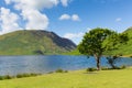 Crummock Water Lake District North West England UK with mountains between Buttermere and Loweswater Royalty Free Stock Photo