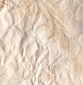 Crumple aged paper background Royalty Free Stock Photo