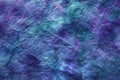 Crumpled Abstract Purple and Blue Stained Paper