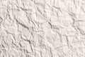 Crumpled blank sheet of paper