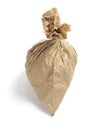 Crumpled Brown Paper Bag Royalty Free Stock Photo