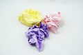 Crumpled Color Paper