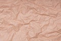 crumpled creased brown paper background texture Royalty Free Stock Photo