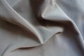 Crumpled dark grey viscose, cotton and polyester fabric