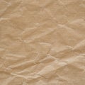 Crumpled eco paper texture Royalty Free Stock Photo