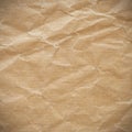 Crumpled eco paper texture Royalty Free Stock Photo