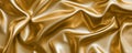 Crumpled gold leather texture background, top view Royalty Free Stock Photo