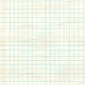 Crumpled Graph Paper Texture Background