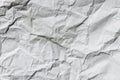 Crumpled gray craft paper texture background. Package wrapping. Old wrapping paper. Baking parchment. Letter template.