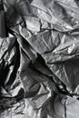 Crumpled gray paper background