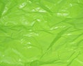Crumpled green paper bright texture background Royalty Free Stock Photo