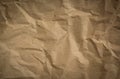 Crumpled kraft paper