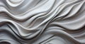 Crumpled light background, white fabric with bends and creases - AI generated image Royalty Free Stock Photo