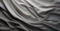 Crumpled light background, white fabric with bends and creases - AI generated image Royalty Free Stock Photo