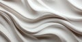 Crumpled light background, white fabric with bends and creases - AI generated image Royalty Free Stock Photo