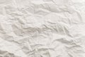 Crumpled light white art paper Texture