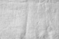 Crumpled linen texture background for overlay