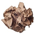 Crumpled paper ball Royalty Free Stock Photo