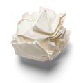 Crumpled Paper Ball Royalty Free Stock Photo