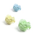 Crumpled Paper Balls