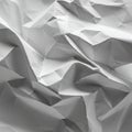 Crumpled paper with a complex pattern of folds and creases, creating a three- Royalty Free Stock Photo