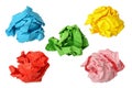 Crumpled paper Royalty Free Stock Photo