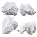 Crumpled paper Royalty Free Stock Photo