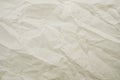 Crumpled paper texture for background. Rumpled kraft paper with copy space